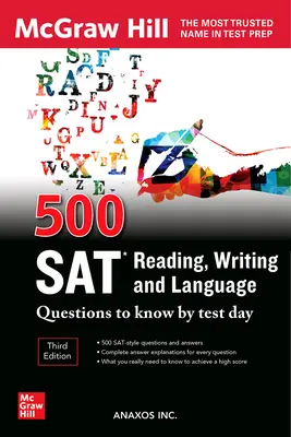 500 otázek na čtení, psaní a jazyky, které musíte znát do dne testu, třetí vydání - 500 SAT Reading, Writing and Language Questions to Know by Test Day, Third Edition