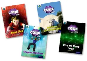 Projekt X CODE Extra: Zlatá knižní páska, Oxford Level 9: Marvel Towers a CODE Control, smíšené balení po 4 kusech. - Project X CODE Extra: Gold Book Band, Oxford Level 9: Marvel Towers and CODE Control, Mixed Pack of 4