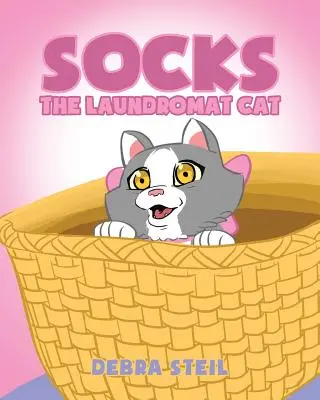 Ponožky kočky z prádelny - Socks the Laundromat Cat