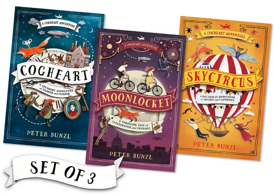 Trilogie Dobrodružství ozubeného srdce - The Cogheart Adventures Trilogy
