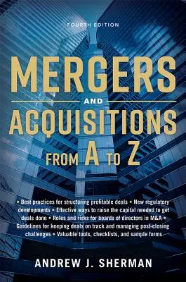 Fúze a akvizice od A do Z - Mergers and Acquisitions from A to Z