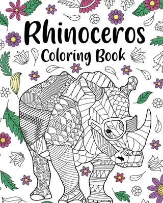 Omalovánky nosorožců - Rhinoceros Coloring Book