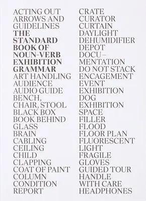 Standardní kniha výstavní gramatiky podstatných jmen a sloves - The Standard Book of Noun-Verb Exhibition Grammar