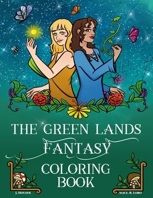 Fantasy omalovánky Zelené země - The Green Lands Fantasy Coloring Book