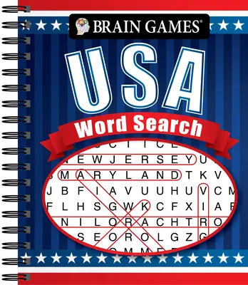 Hry na mozek - USA Word Search (#4): Svazek 4 - Brain Games - USA Word Search (#4): Volume 4