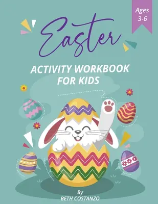 Předškoláci, školáci Velikonoční pracovní sešit aktivit pro děti! Věk 3-6 let - Pre-K, Kindergarten Easter Activity Workbook for Kids! Ages 3-6