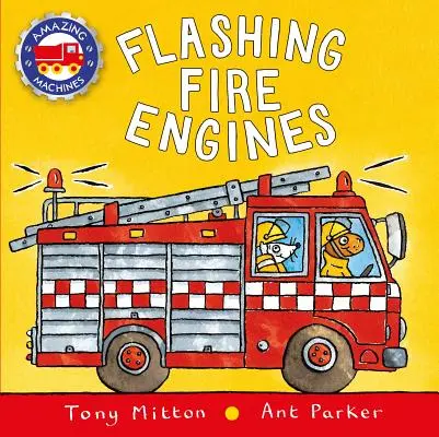Blikající hasičské motory - Flashing Fire Engines