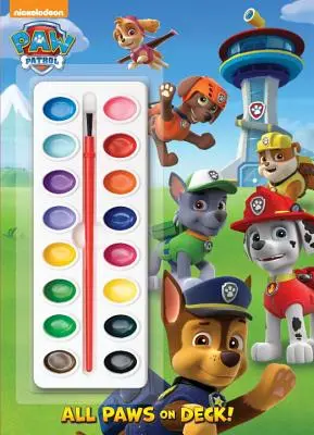 Všechny tlapky na palubě! [Se štětcem a barvami] - All Paws on Deck! [With Paint Brush and Paint]