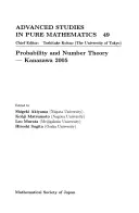 Pravděpodobnost a teorie čísel -- Kanazawa 2005 - Probability and Number Theory -- Kanazawa 2005