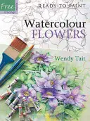 Připraveno k malování Akvarelové květiny - Ready to Paint Watercolour Flowers
