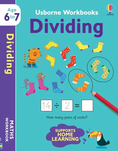 Pracovní sešity Usborne Dělení 6-7 - Usborne Workbooks Dividing 6-7