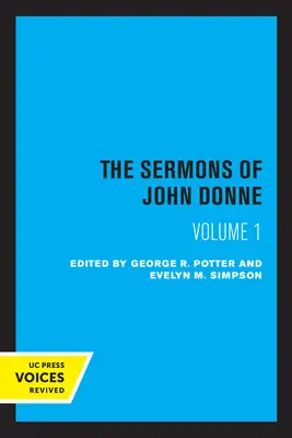 Kázání Johna Donna, svazek I - The Sermons of John Donne, Volume I