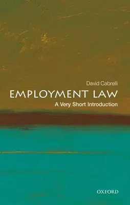 Pracovní právo: Velmi stručný úvod - Employment Law: A Very Short Introduction