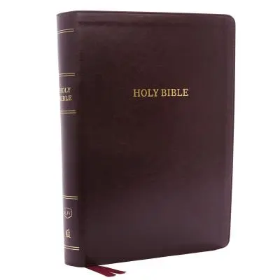 KJV, referenční bible Deluxe, Super Giant Print, imitace kůže, burgundská barva, edice s červenými písmeny - KJV, Deluxe Reference Bible, Super Giant Print, Imitation Leather, Burgundy, Red Letter Edition