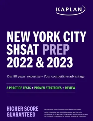 New York City Shsat Prep 2022 & 2023: 3 cvičné testy + osvědčené strategie + recenze - New York City Shsat Prep 2022 & 2023: 3 Practice Tests + Proven Strategies + Review