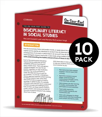 BUNDLE: Lent: Příručka k oborové gramotnosti ve společenských vědách: Balení 10 ks: Sada pro společenskovědní předměty - BUNDLE: Lent: The On-Your-Feet Guide to Disciplinary Literacy in Social Studies: 10 Pack