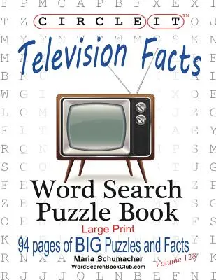 Zakroužkujte, Fakta o televizi, Hledání slov, Puzzle Book - Circle It, Television Facts, Word Search, Puzzle Book