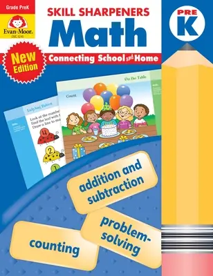 Zaostřovače dovedností: Matematika, třída Prek - Skill Sharpeners: Math, Grade Prek
