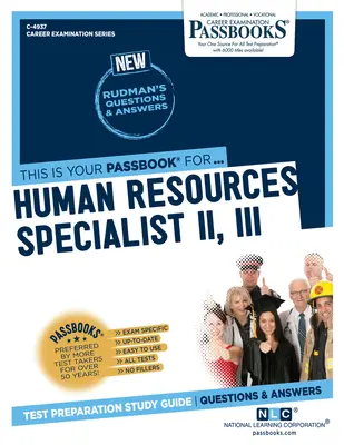Specialista lidských zdrojů II, III (C-4937): Průvodce studijními sešity - Human Resources Specialist II, III (C-4937): Passbooks Study Guide