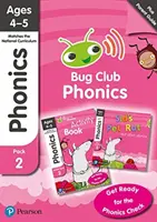 Phonics - Learn at Home Pack 2 (Bug Club), Phonics Sets 4-6 for ages 4-5 (Six stories + Parent Guide + Activity Book) (šest příběhů + příručka pro rodiče + kniha aktivit) - Phonics - Learn at Home Pack 2 (Bug Club), Phonics Sets 4-6 for ages 4-5 (Six stories + Parent Guide + Activity Book)