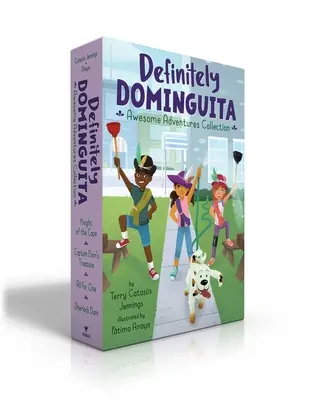Rozhodně Dominguita Úžasná dobrodružství Collection: Rytíř pláště; Poklad kapitána Doma; Vše pro jednoho; Sherlock Dom - Definitely Dominguita Awesome Adventures Collection: Knight of the Cape; Captain Dom's Treasure; All for One; Sherlock Dom