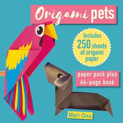 Origami zvířátka: Papírový blok a 64stránková kniha - Origami Pets: Paper Block Plus 64-Page Book