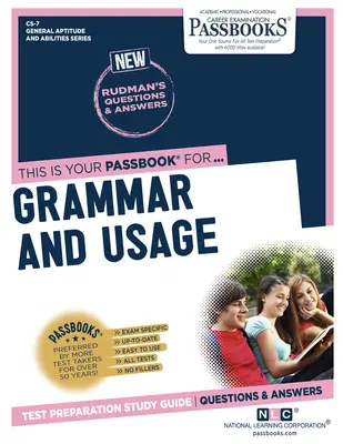 Gramatika a užívání ve státní správě (CS-7): Průvodce studijními sešity - Civil Service Grammar and Usage (CS-7): Passbooks Study Guide