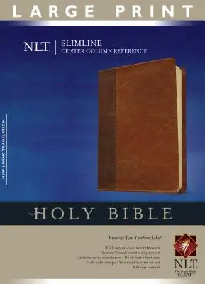 Slimline Center Column Reference Bible-NLT-Large Print (Bible se středovým sloupcem) - Slimline Center Column Reference Bible-NLT-Large Print