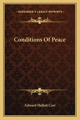 Podmínky míru - Conditions of Peace
