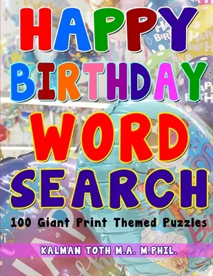 Hledání slov k narozeninám - Happy Birthday Word Search