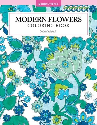 Moderní omalovánky květin - Modern Flowers Coloring Book