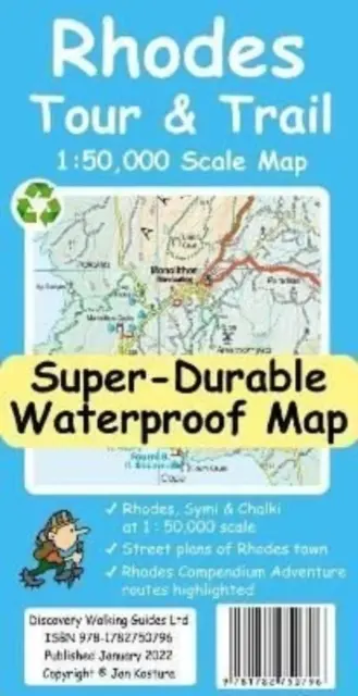 Rhodos Tour and Trail Map - Rhodes Tour and Trail Map
