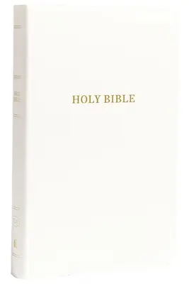 Bible KJV, dárková a oceněná bible, imitace kůže, bílá, edice s červenými písmeny - KJV, Gift and Award Bible, Imitation Leather, White, Red Letter Edition