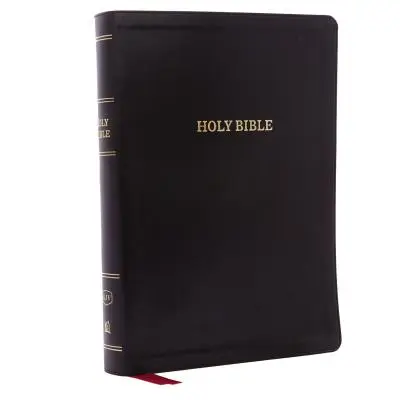 KJV, Luxusní referenční bible, Super Giant Print, imitace kůže, černá, indexovaná, edice s červenými písmeny - KJV, Deluxe Reference Bible, Super Giant Print, Imitation Leather, Black, Indexed, Red Letter Edition