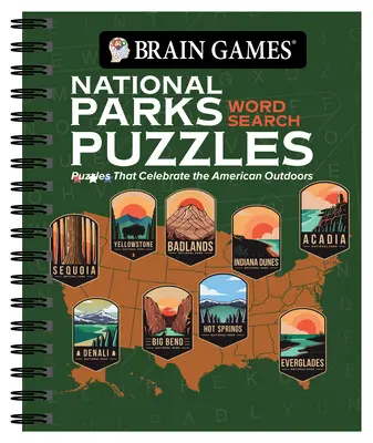 Hry na mozek - Národní parky - slovní hádanky: Hádanky, které oslavují americkou přírodu. - Brain Games - National Parks Word Search Puzzles: Puzzles That Celebrate the American Outdoors