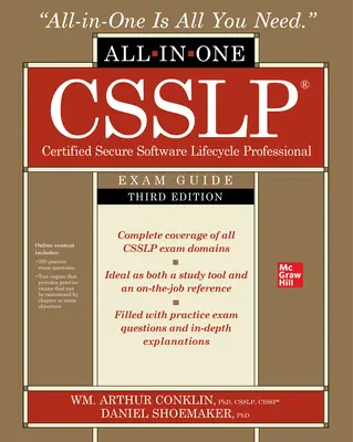 Csslp Certified Software Lifecycle Professional All-In-One Exam Guide, Third Edition (Certifikovaný profesionál pro bezpečný životní cyklus softwaru, třetí vydání) - Csslp Certified Secure Software Lifecycle Professional All-In-One Exam Guide, Third Edition