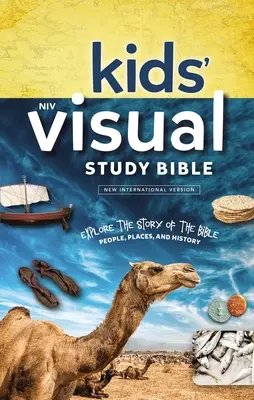 Niv, Dětská vizuální studijní bible, tvrdá vazba, modrá barva, barevný interiér: Prozkoumejte příběh Bible - lidé, místa a historie - Niv, Kids' Visual Study Bible, Hardcover, Blue, Full Color Interior: Explore the Story of the Bible---People, Places, and History