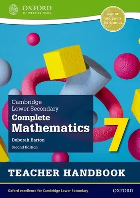 Cambridge Lower Secondary Complete Mathematics 7: Příručka pro učitele (druhé vydání) - Cambridge Lower Secondary Complete Mathematics 7: Teacher Handbook (Second Edition)