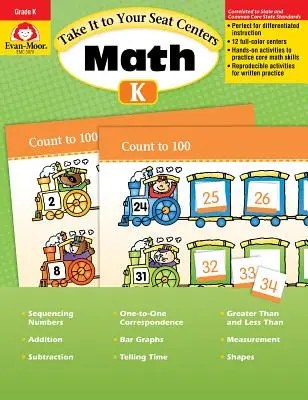 Vezmi si to na své místo Matematická centra Třída K - Take It to Your Seat Math Centers Grade K