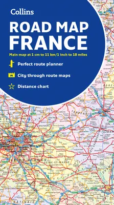 Collins Mapa Francie - Collins Map of France