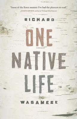 Jeden domorodý život - One Native Life