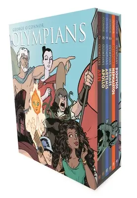 Olympians Boxed Set Books 7-12: Ares, Apollo, Artemis, Hermes, Hefaistos a Dionýsos. - Olympians Boxed Set Books 7-12: Ares, Apollo, Artemis, Hermes, Hephaistos, and Dionysos
