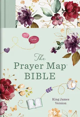 Modlitební mapa KJV [Mint Blossoms] - The KJV Prayer Map(r) Bible [Mint Blossoms]