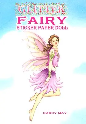 Třpytivá víla Nálepka papírová panenka - Glitter Fairy Sticker Paper Doll