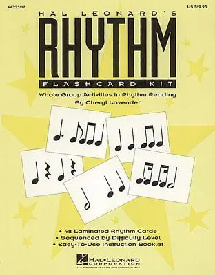 Sada flashových karet Rytmus od Hal Leonard - Hal Leonard's Rhythm Flashcard Kit