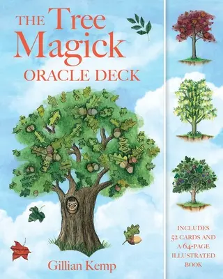 Stromový magický věštecký balíček - obsahuje 52 karet a 64stránkovou ilustrovanou knihu - Tree Magick Oracle Deck - Includes 52 Cards and a 64-Page Illustrated Book