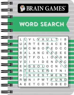 Hry na mozek Mini - Hledání slov (zelené) - Brain Games Mini - Word Search (Green)