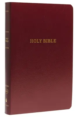 KJV, dárková a oceněná bible, imitace kůže, burgundská barva, vydání s červenými písmeny - KJV, Gift and Award Bible, Imitation Leather, Burgundy, Red Letter Edition