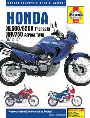 Honda Xl600/650v Transalp & Xrv750 Africa Twin '87 až '07 - Honda Xl600/650v Transalp & Xrv750 Africa Twin '87 to '07