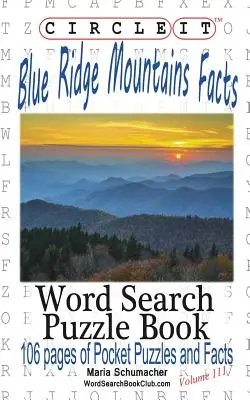 Zakroužkujte, Blue Ridge Mountains Fakta, Hledání slov, Puzzle Book - Circle It, Blue Ridge Mountains Facts, Word Search, Puzzle Book